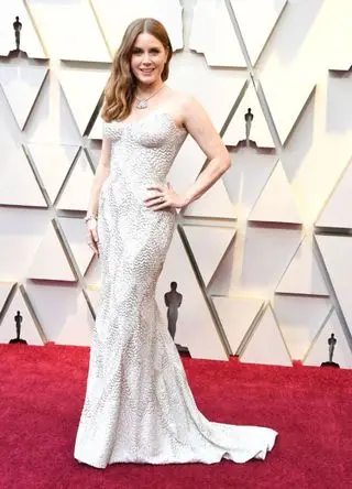 Amy Adams arrives at the 91st Annual Academy Awards in California