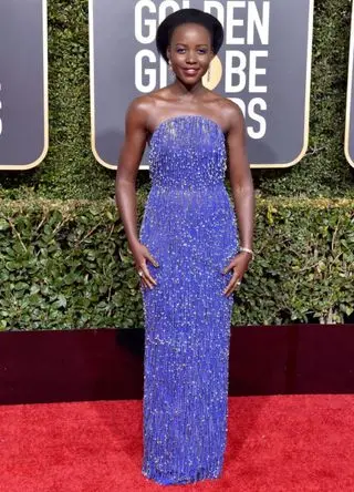 Lupita Nyong'o attends the 76th Annual Golden Globe Awards in California