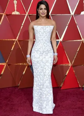 Priyanka Chopra attends the 89th Annual Academy Awards in California