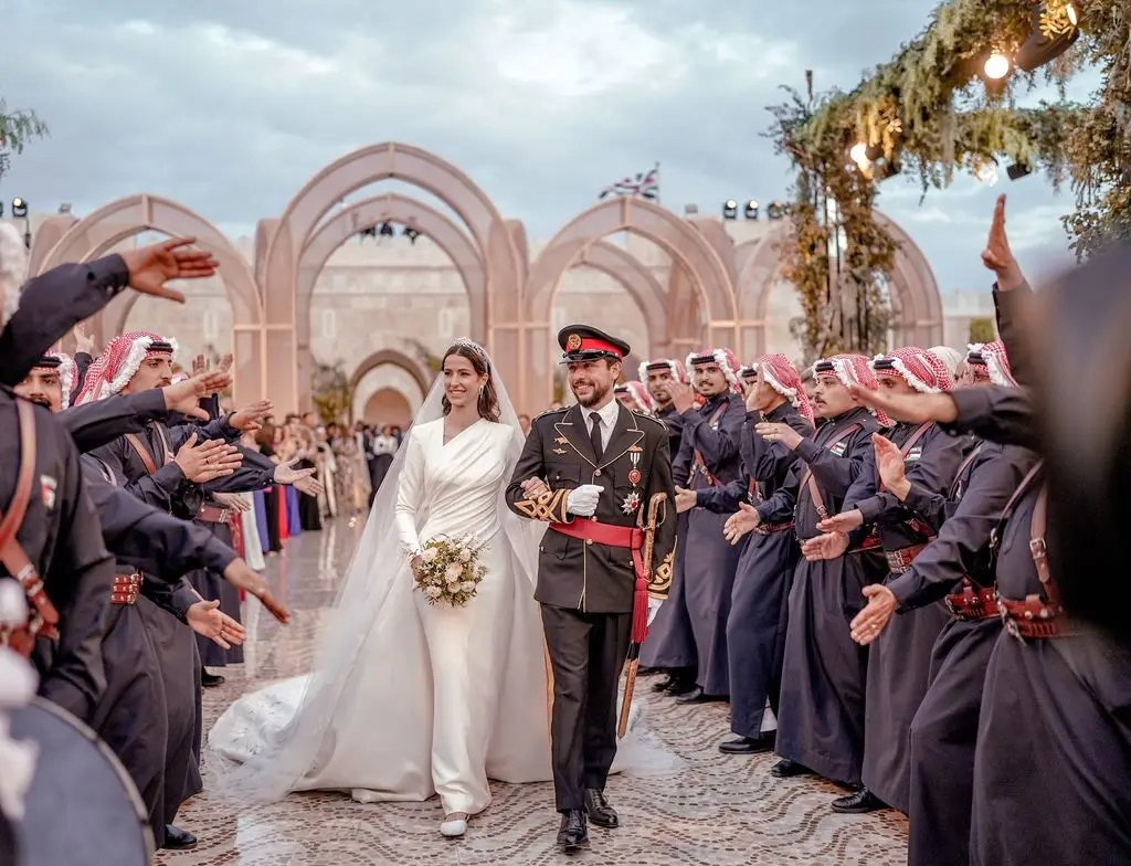 Crown Prince Huseein and Princess Rajwa's wedding