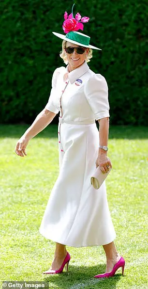 Zara last wore the satin-finish frock with puff sleeves and belted waist at Ascot in 2022