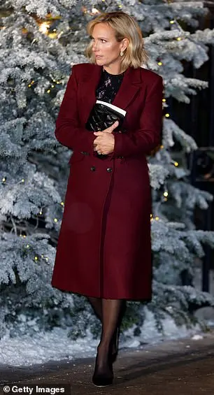 Zara had worn the coat just a few months earlier at the Together at Christmas' Carol Service at Westminster Abbey