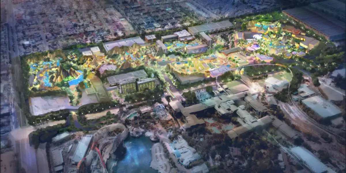 DisneylandForward aerial concept art