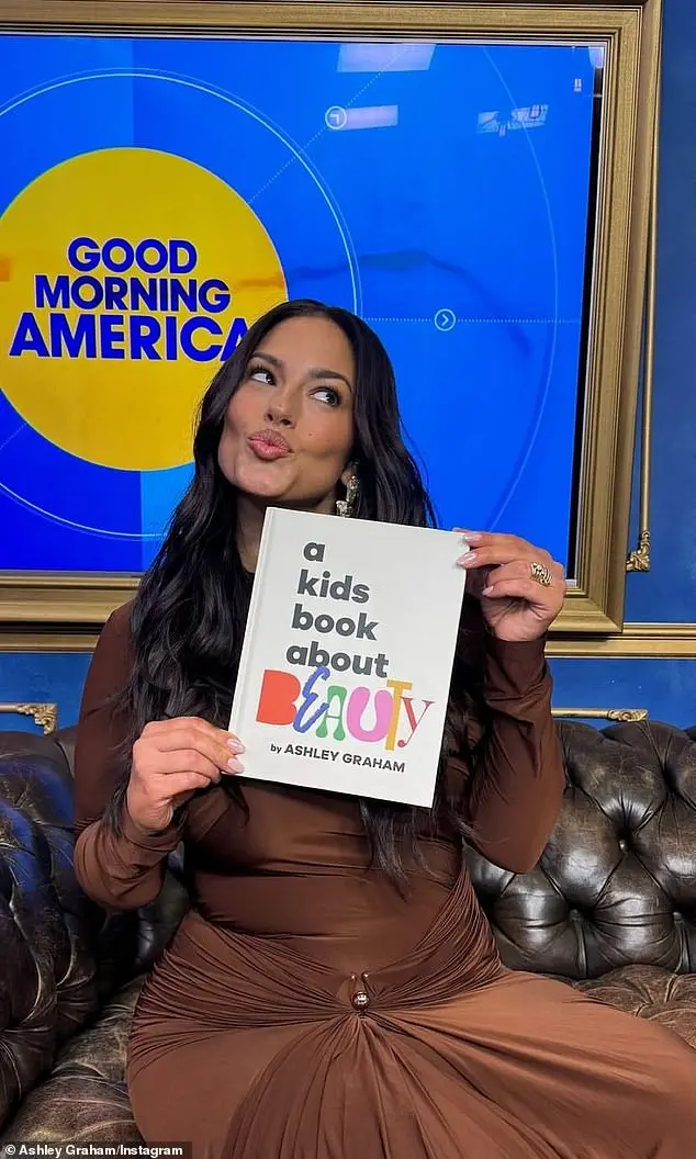 The 36-year-old plus-size IMG Model was on the ABC morning show promoting her 64-page literary effort A Kids Book About Beauty, which hits shelves this Tuesday