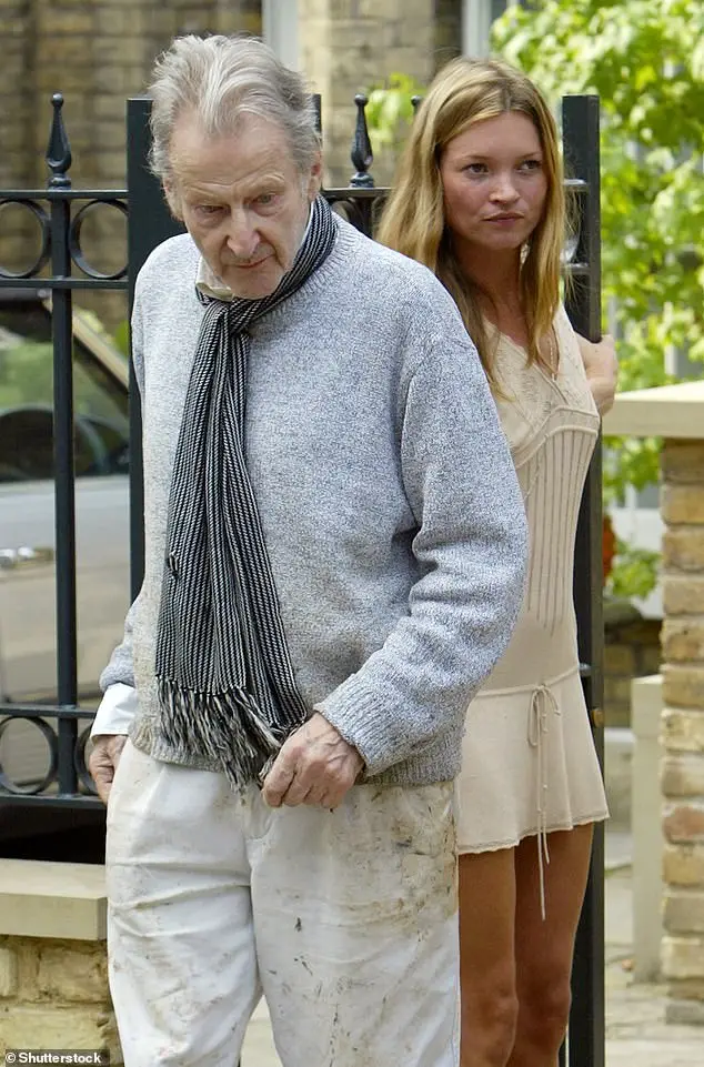 The film is a dramatised account of supermodel and cultural phenomenon Kate Moss when, at the peak of her fame, she made the decision to sit for famed British artist Lucian Freud (pictured with Lucien in 2003)