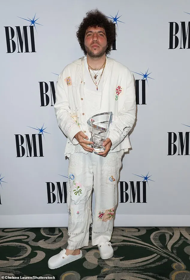 Music producer Benny Blanco received the coveted BMI President's Award