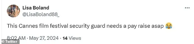 A small handful of X users, however, expressed sympathy for the woman, who they said was just 'enforcing the rules of the event'