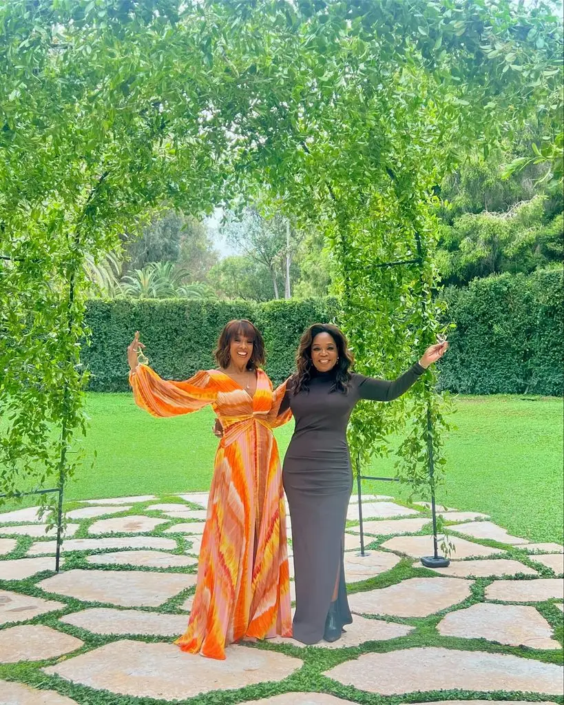 oprah winfrey gayle king at son william bumpus wedding