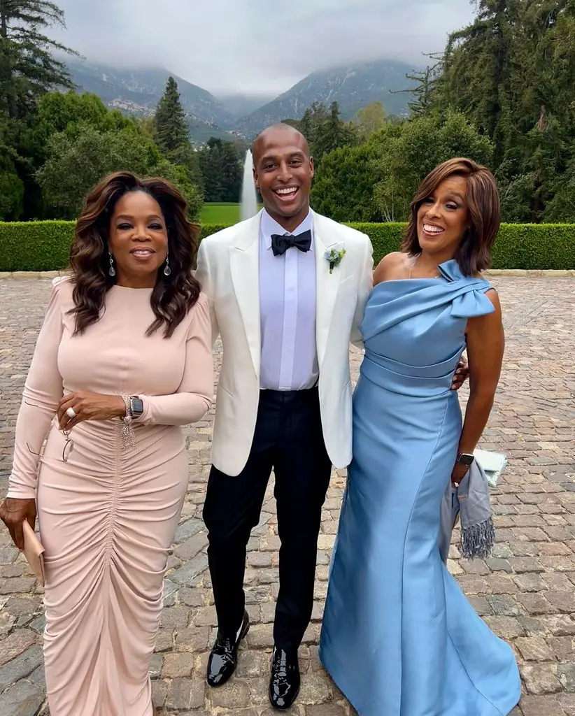 oprah winfrey gayle king at son william bumpus wedding