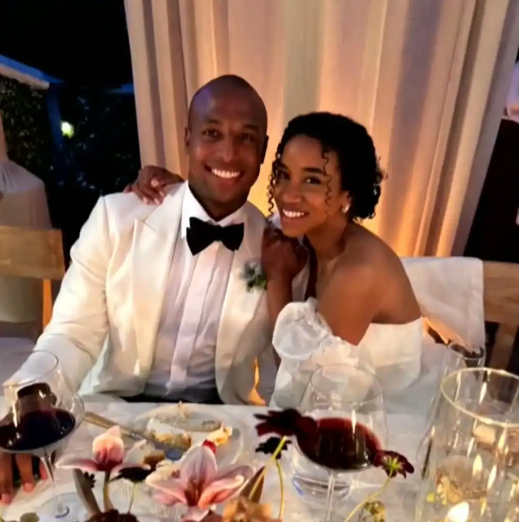 Photo shared by Gayle King on CBS Mornings of her son Will Bumpus Jr's wedding to Elise Smith on June 2.