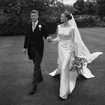 The Duke and Duchess of Westminster at their wedding in Chester