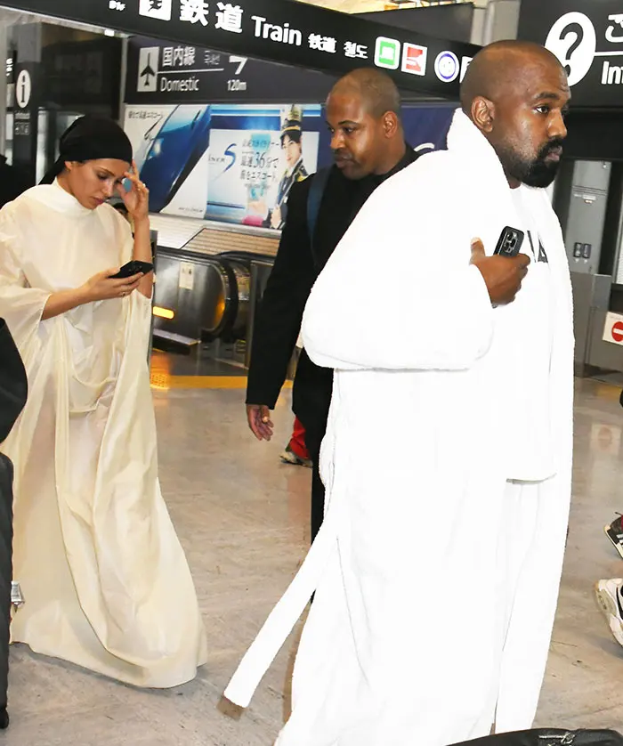 Kanye West’s Wife Bianca Censori Turns Heads In Japan Wearing “Dress Jesus Might’ve Worn”