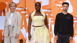 Kristin Scott Thomas, Lashana Lynch, and Archie Madekwe at the Royal Academy of Arts Summer Party