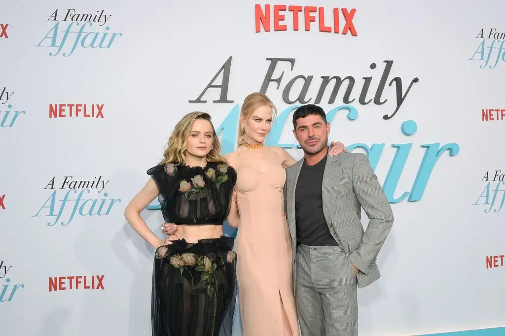 Nicole Kidman, Joey King, and Zac Efron sun in A Family Affair