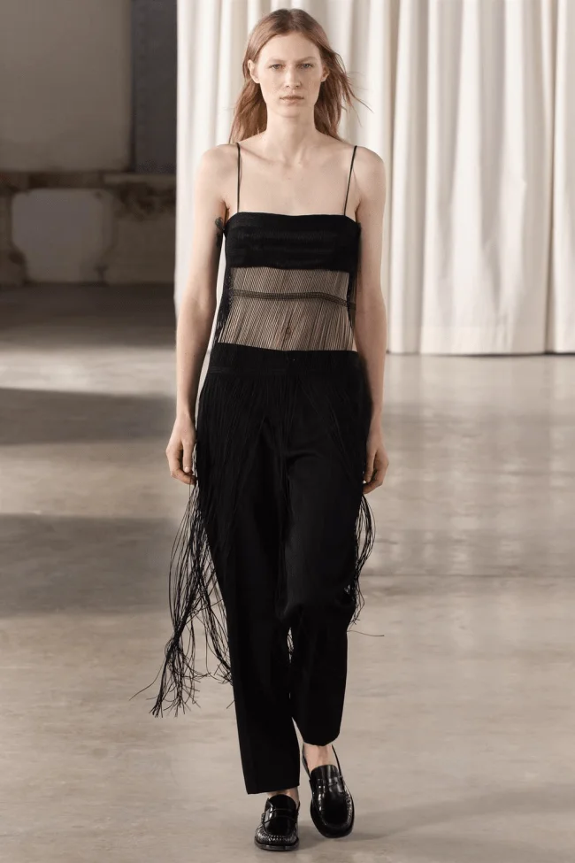 Zara Fringed Top