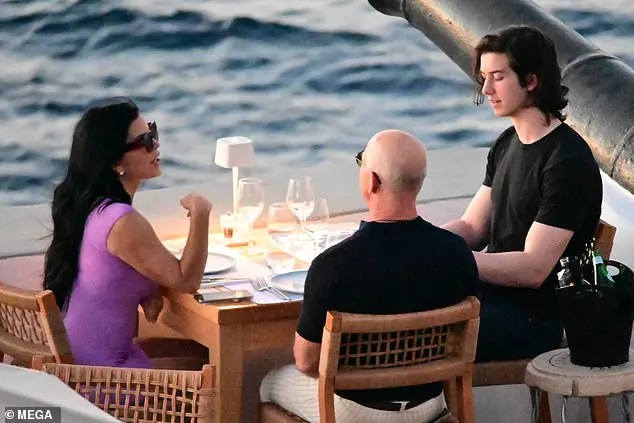 The blended family ate at Sunset Restaurant on Hydra Island in Greece, where they enjoyed an ocean-front view and five-star meals