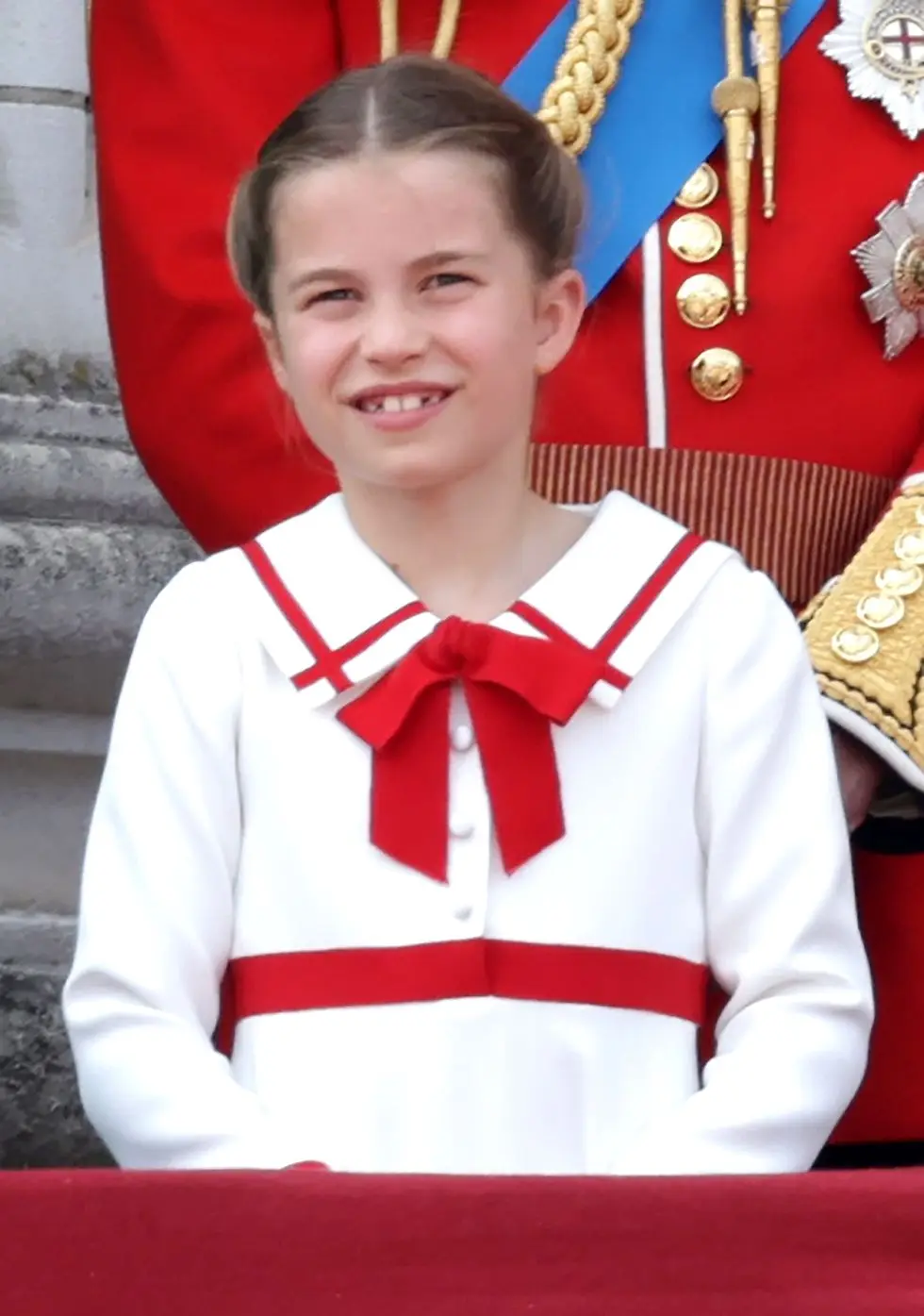 london, england june 17 princess charlotte of wales during trooping the colour on june 17, 2023 in london, england trooping the colour is a traditional parade held to mark the british sovereigns official birthday it will be the first trooping the colour held for king charles iii since he ascended to the throne photo by chris jacksongetty images