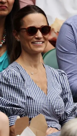 Pippa Middleton gingham Wimbledon dress