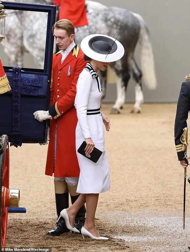 Kate's earrings are the same ones she wore to Prince Louis ' christening in 2018; she has owned her Mulberry clutch for more than a decade; and this marks the ninth outing for her Jimmy Choo heels