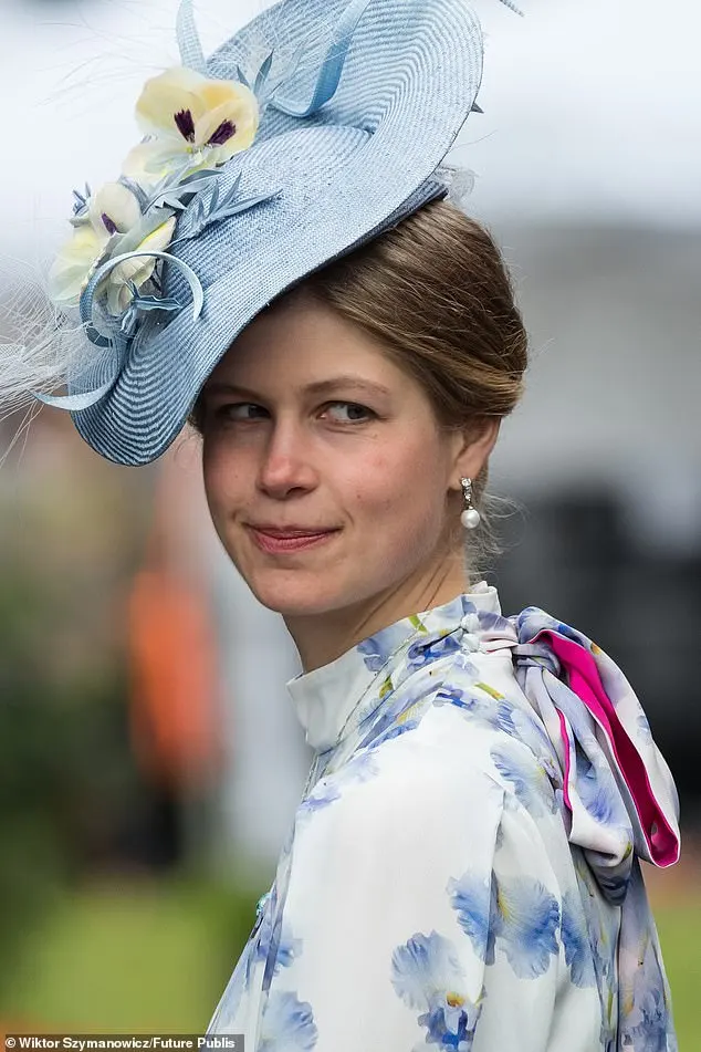 Her daughter Lady Louise, like Kate, dipped her toe into sustainable fashion practices ¿ she donned the same Suzannah London dress (£1,290) she wore to the coronation last year, and borrowed the bespoke Jane Taylor hat her mother wore to Ascot last year.