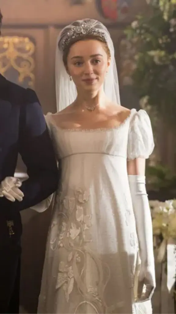 daphne bridgerton wedding dress