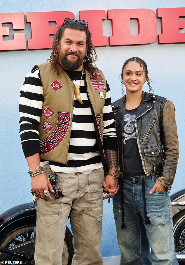 Jason Momoa and his daughter, Lola, were also spotted on the red carpet and made a statement in coordinating looks