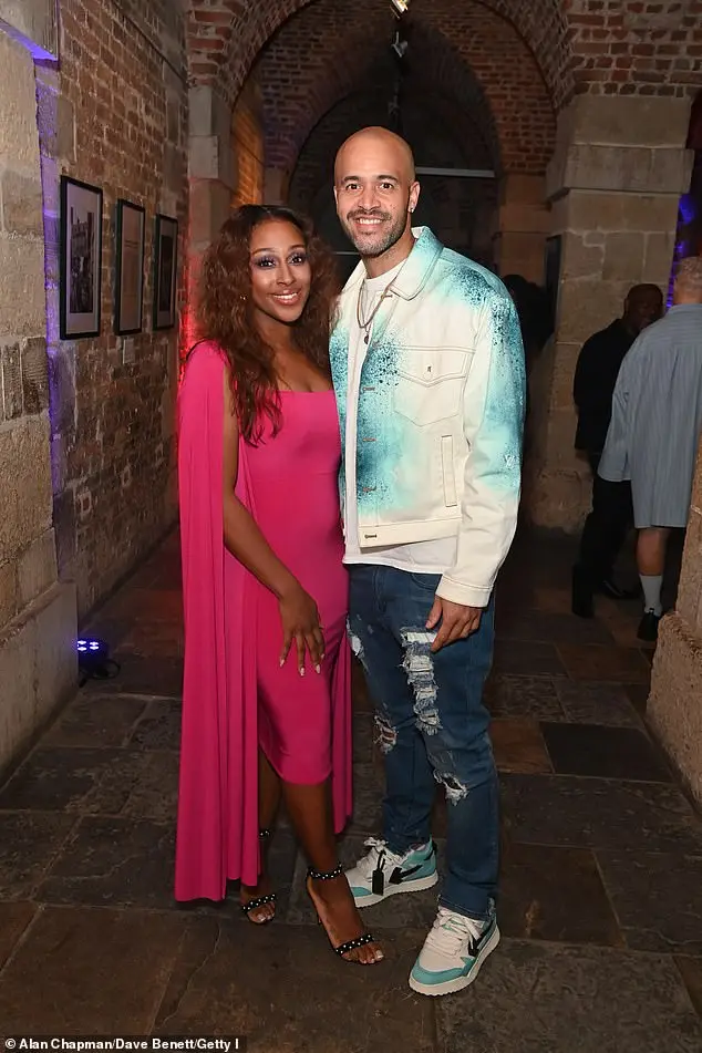 Alexandra Burke celebrated the gala performance of Sister Act: The Musical with her footballer boyfriend Darren Randolph at the show's afterparty on Monday night