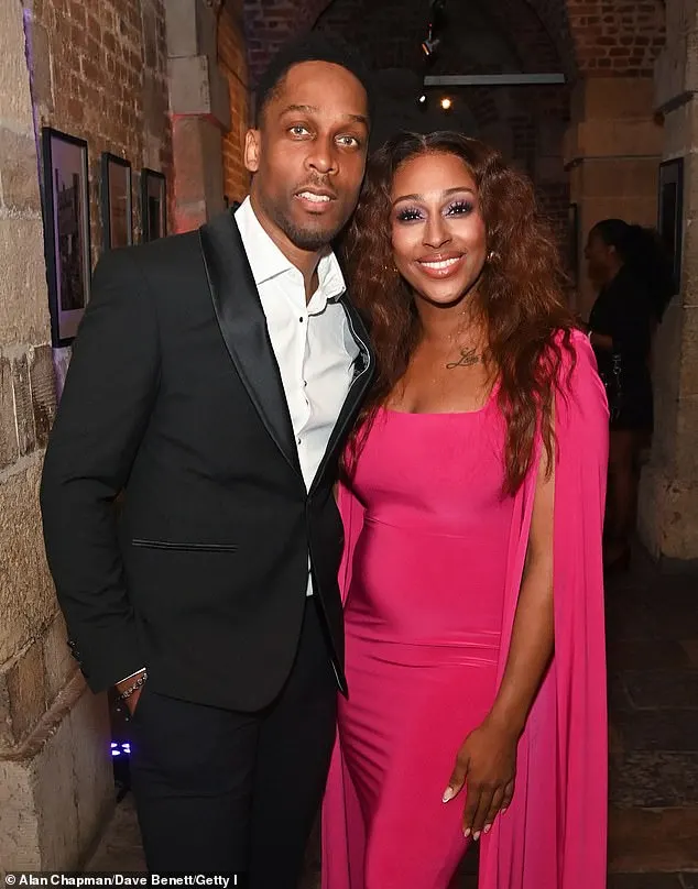 Alexandra and Lemar were in the party spirit as they celebrated their performance