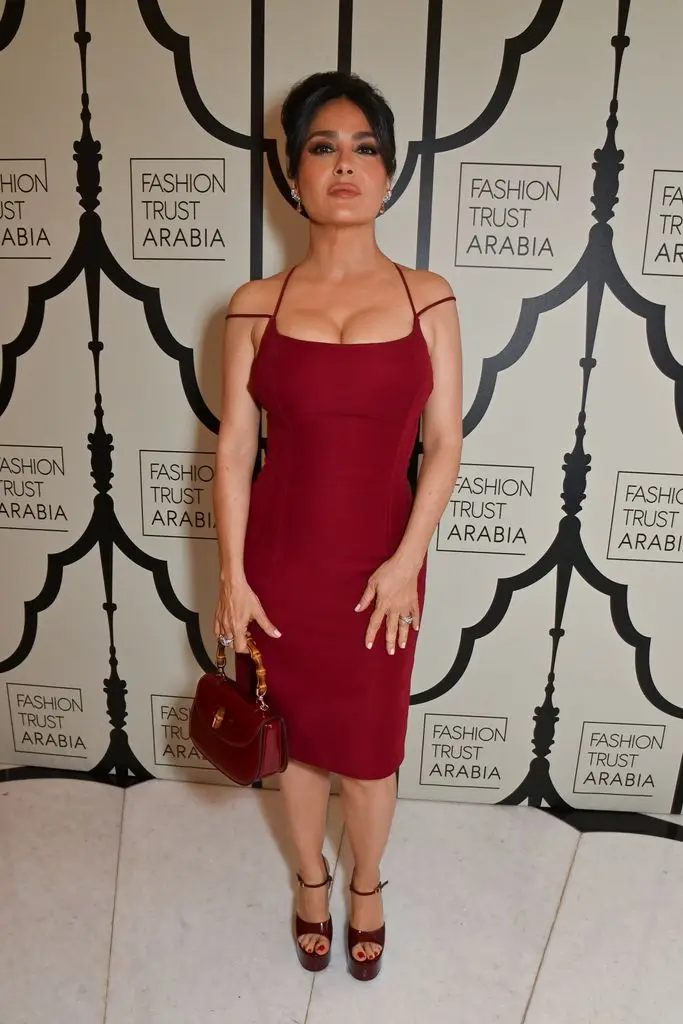 salma hayek fashion trust arabia london dinner