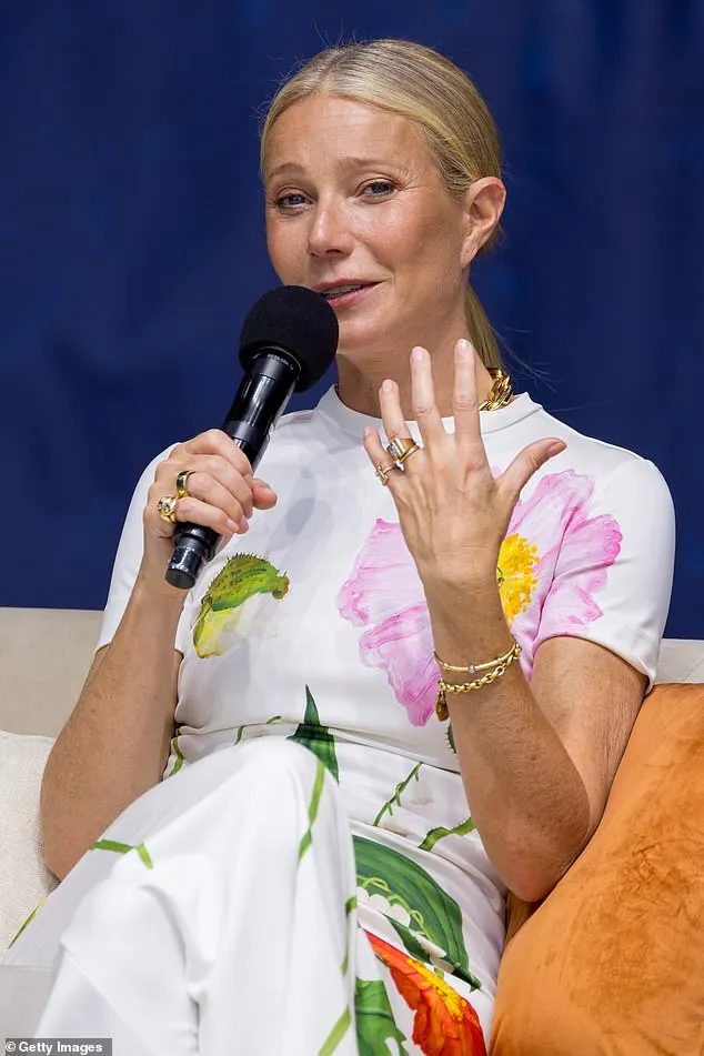 She was showing off her collection of stunning gold jewellery