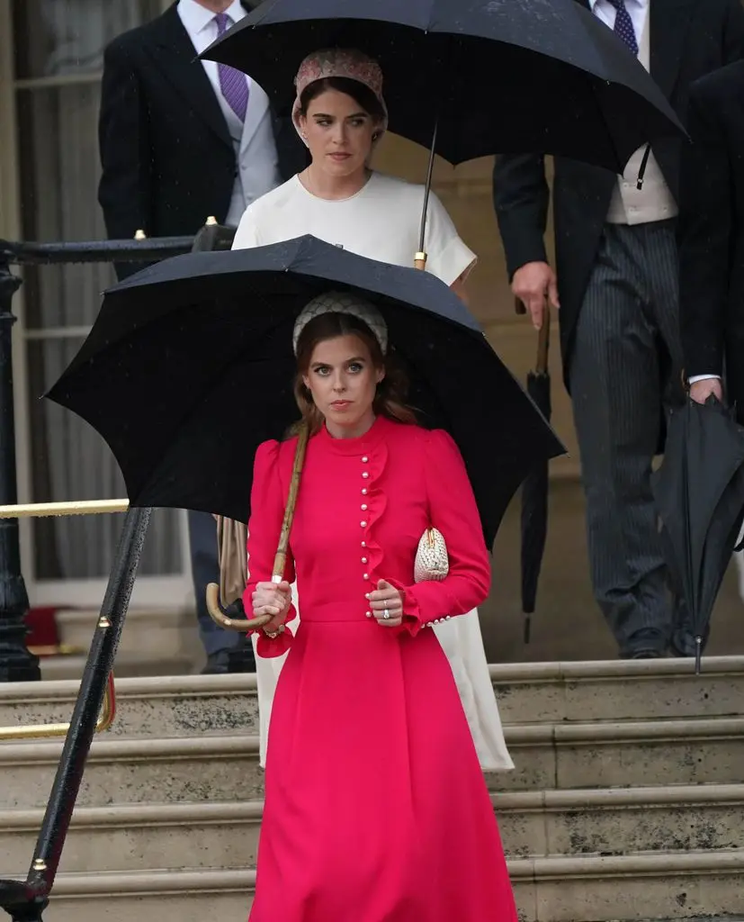 Princess eugenie and beatrice garden party