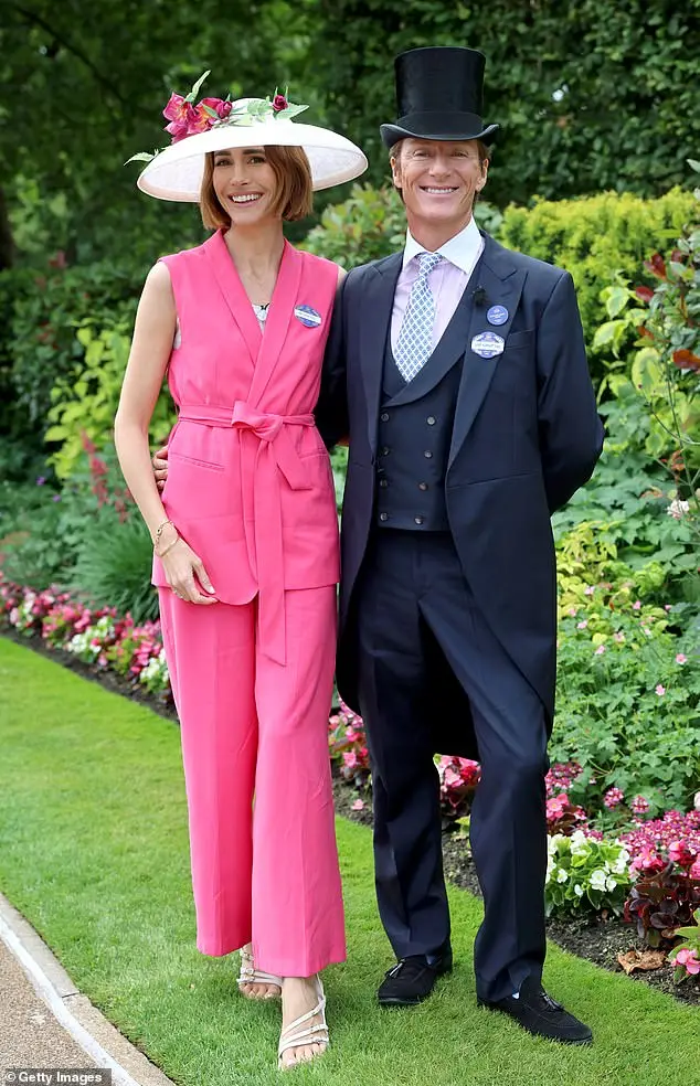 British model Louise Roe (pictured left) and presenter Scott Wimsett (pictured right) looked glamorous at the event