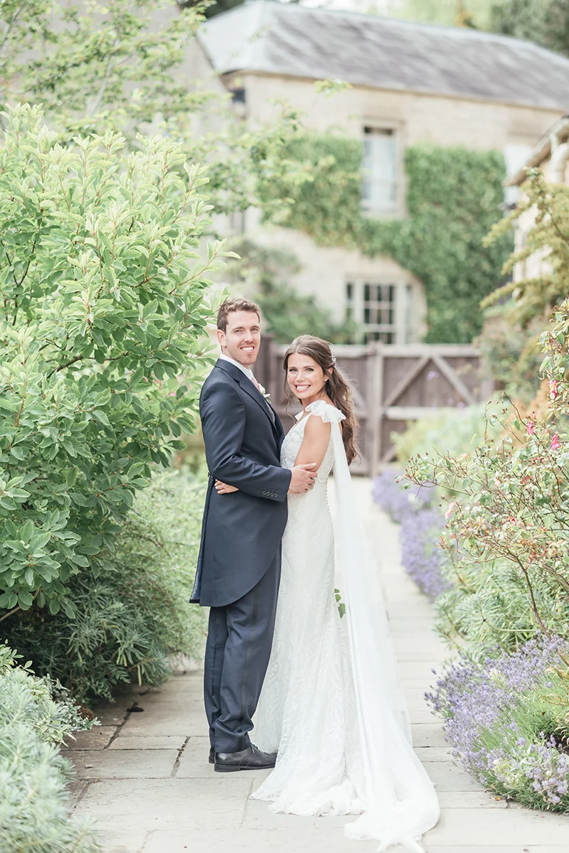 alice and rupert on their wedding day