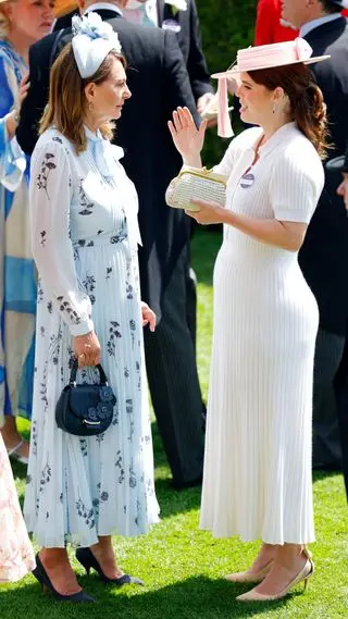 Carole Middleton and Princess Eugenie attend day two of Royal Ascot 2024