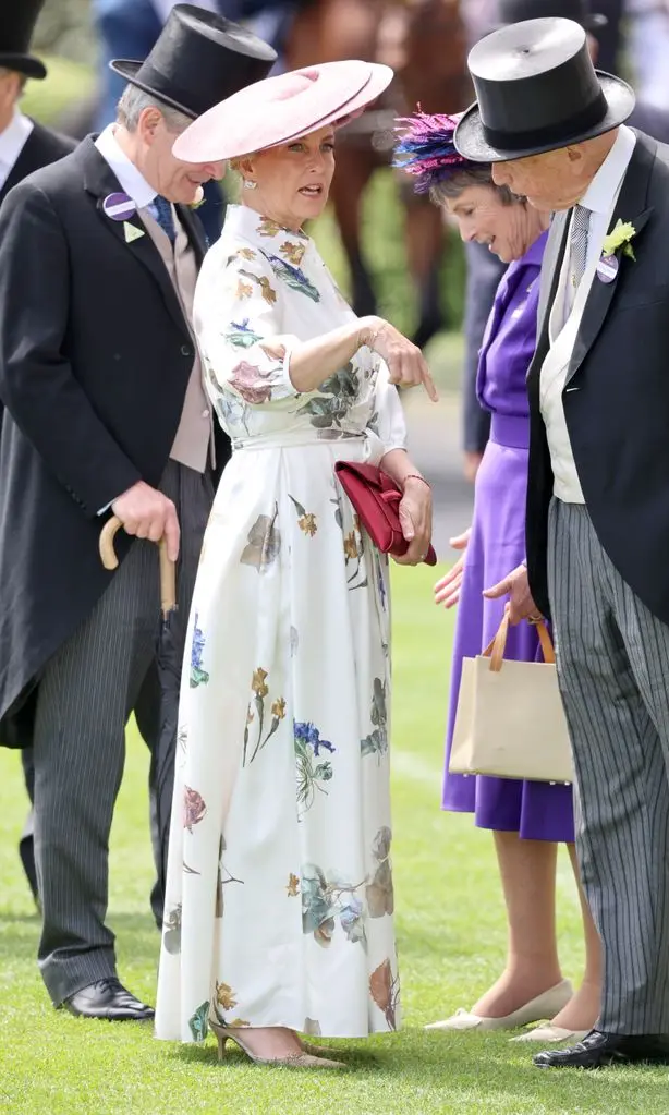 Isabel, Duchess of Edinburgh, attends Day Three of Royal Ascot 2024.