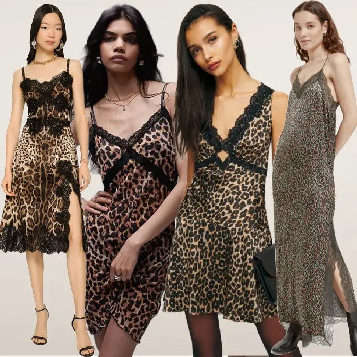 lupita leopard and lace dress dolce gabbana dupes