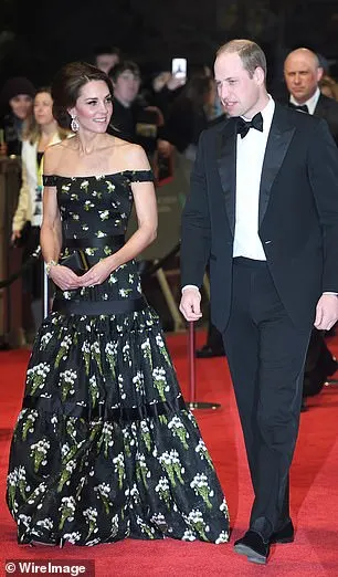 This daring off-the shoulder dress that Kate wore to the Baftas was by Alexander McQueen