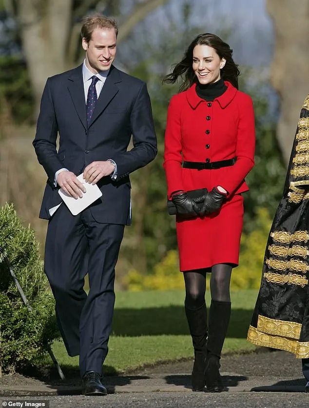 On numerous occasions, Kate has wowed in this dark Luisa Spagnoli trousers fit. She was first spotted in the red two-piece back in 2011 on a visit to St Andrews University - where she and William met as students