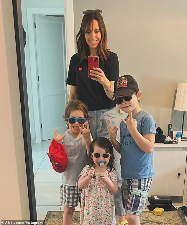 The One Show presenter, 47, and her husband, Charlie Thomson share Teddy, six, is eldest, Kit, four, and Annie, three