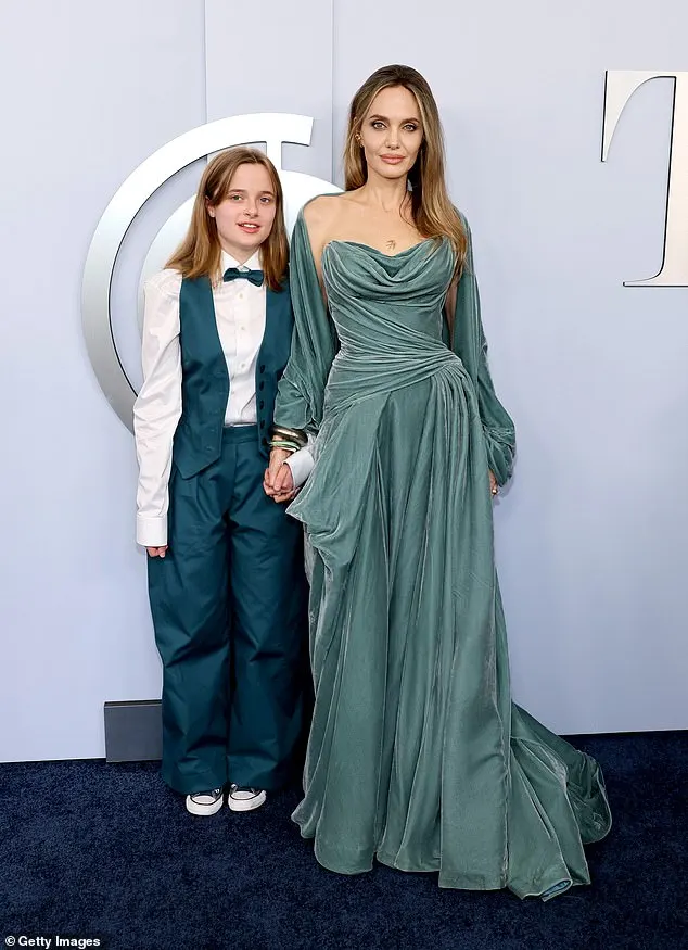 Last week, Vivienne joined her mom at the 77th Annual Tony Awards (seen above on June 16, 2024)