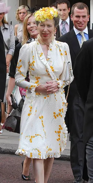 Anne re-wore the dress to Lady Rose Windsor's wedding to George Gilman in 2008