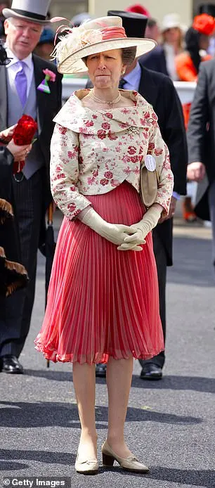 She re-wore the dress with a wide-brimmed hat to Royal Ascot 2012