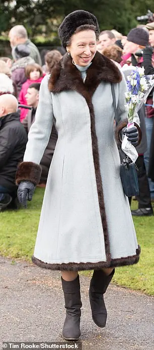 Princess Anne wore the same outerwear to the Christmas Day church service at Sandringham, in 2012