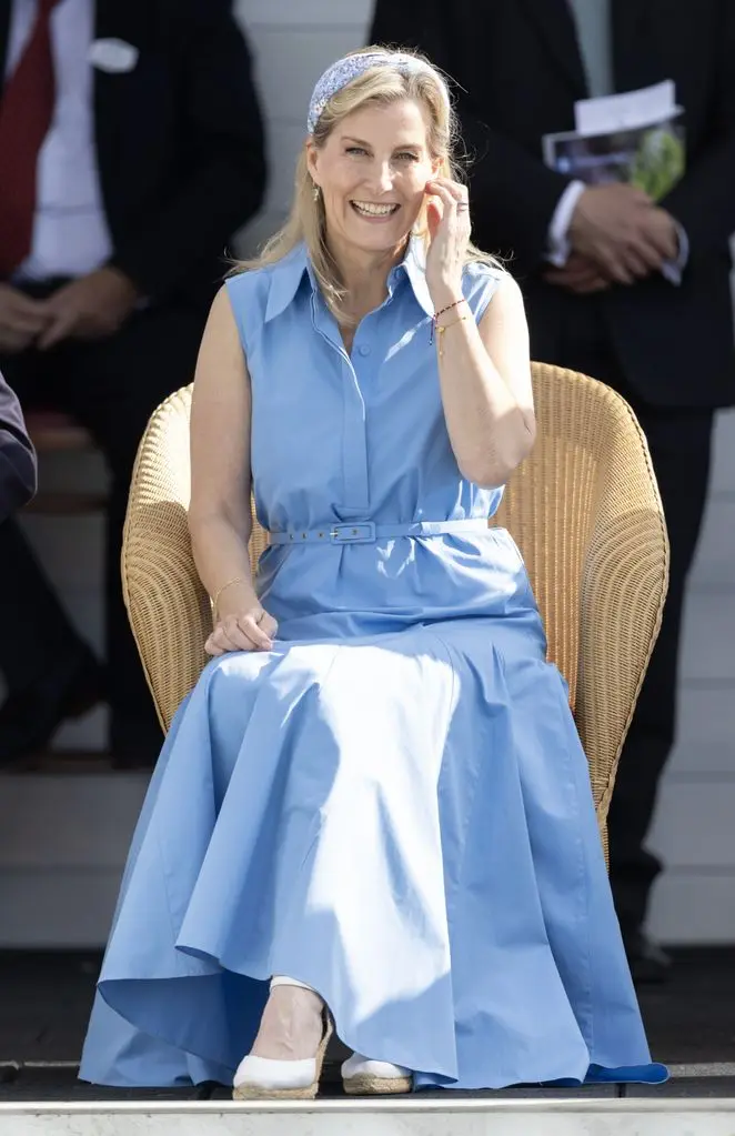 The Duchess of Edinburgh looked stunning in blue