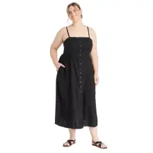 Product image of Button-Front Midi Sundress