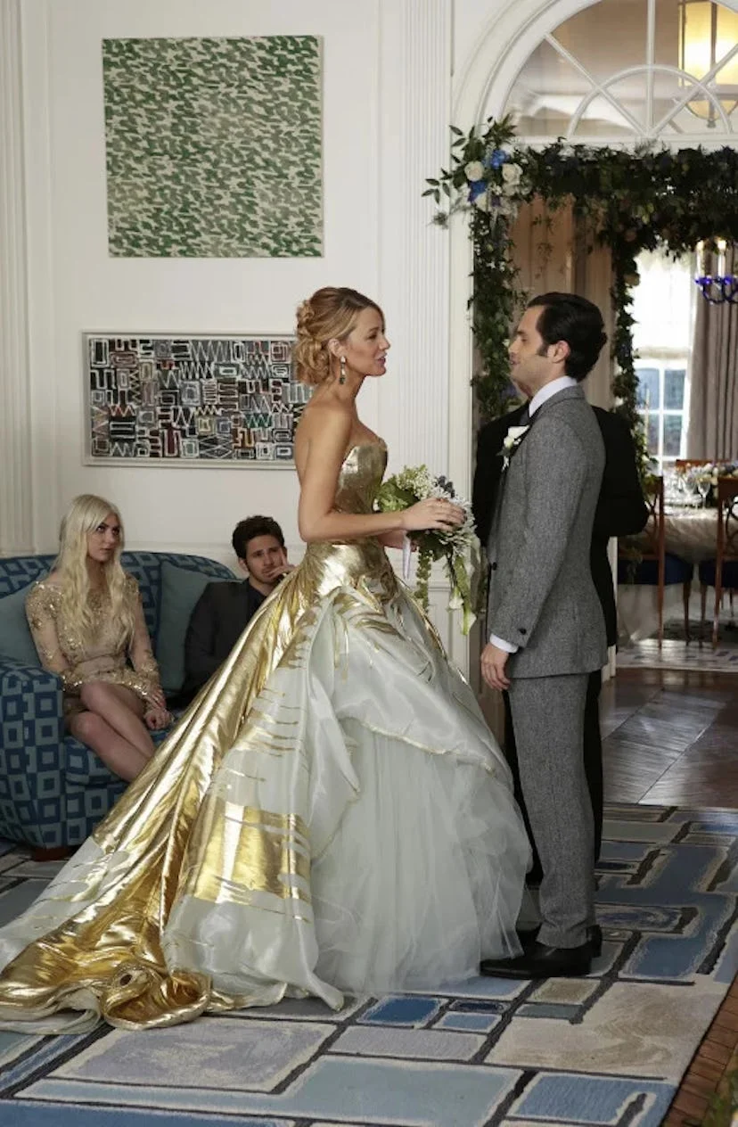 Blake Lively as Serena Van Der Woodsen in Gossip Girl.