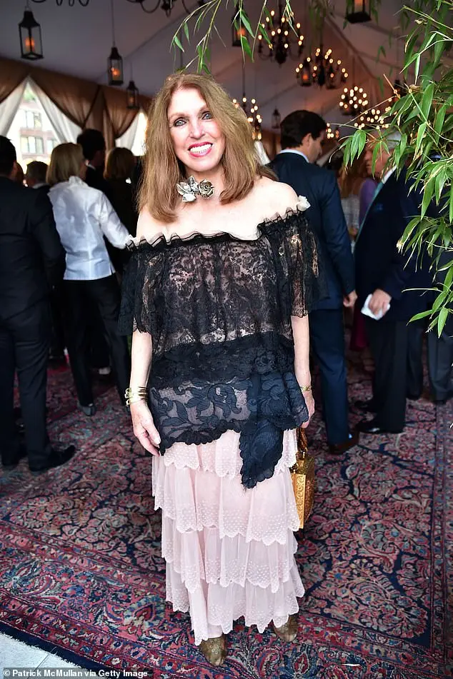 American couturier and bridalwear designer Pat Kerr Tigrett (pictured above in 2017). She bought four of Diana's dresses at the famous 1997 Christie's auction. The pair had known each other since 1984