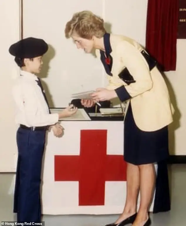 Pictured: Princess Diana visiting the Hong Kong Red Cross in 1989