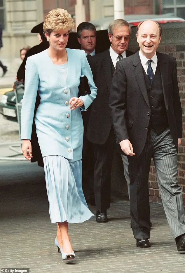 Princess Diana attends a luncheon at the Worshipful Company of Ironmongers, Ironmonger's Hall, 1993 - wearing the shoes from the auction