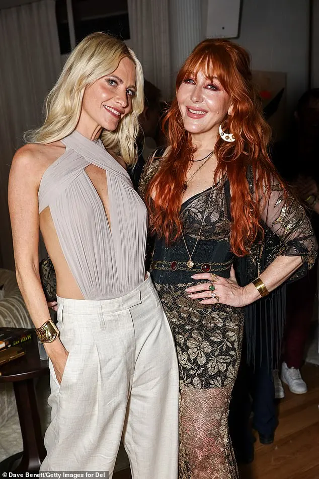 Make-up entrepreneur Charlotte Tilbury, 51, who enjoyed catching up with actress Poppy Delevingne , 38,  revealed she likes to keep her make up on to bed